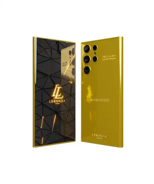 Leronza Luxury 24k gold Samsung s24 ultra