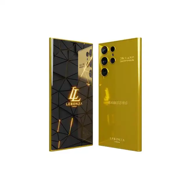 Leronza Luxury 24k gold Samsung s24 ultra