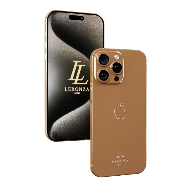Leronza Rose Gold Apple iPhone 15 Pro Elite Edition