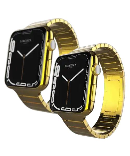 24k gold Apple watch series 9 with elite strap