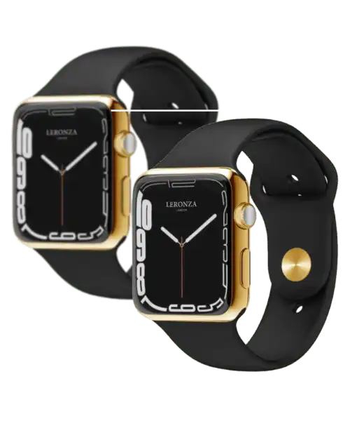 24k gold apple watch series 9 with sports band
