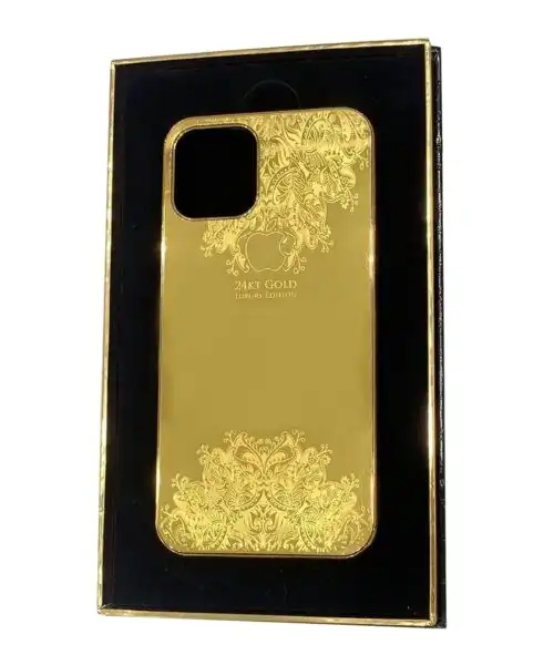 Luxury 24k Gold iPhone 15 Pro and Pro Max Casing Ornament Limited