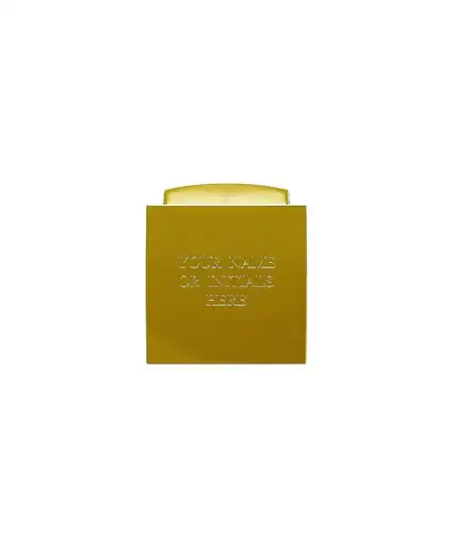 Leronza Luxury Personalized 24k Gold Square Cufflinks, Corporate Gifts Ideas