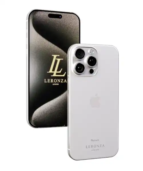 Leronza Platinum iPhone 15 Pro Classic White