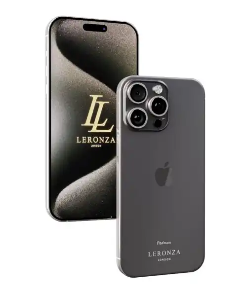 Leronza Platinum Apple iPhone 15 Pro Classic Black