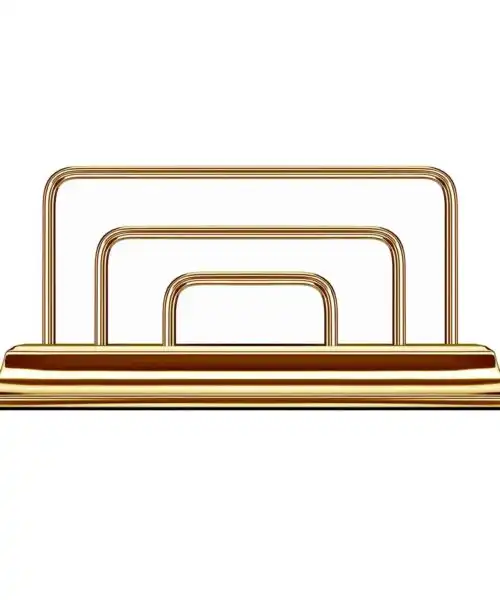 Leronza Luxury Gold 24k gifts ideas set products latest 24K Gold Letter Rack design