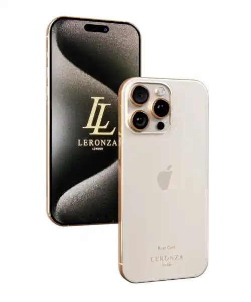 Leronza Rose Gold Apple iPhone 15 Pro Natural