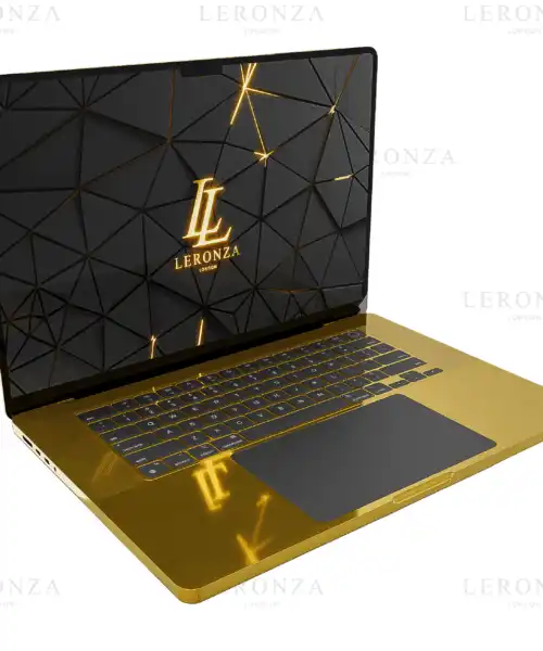 Leronza Luxury Customized 24k Gold MacBook Pro