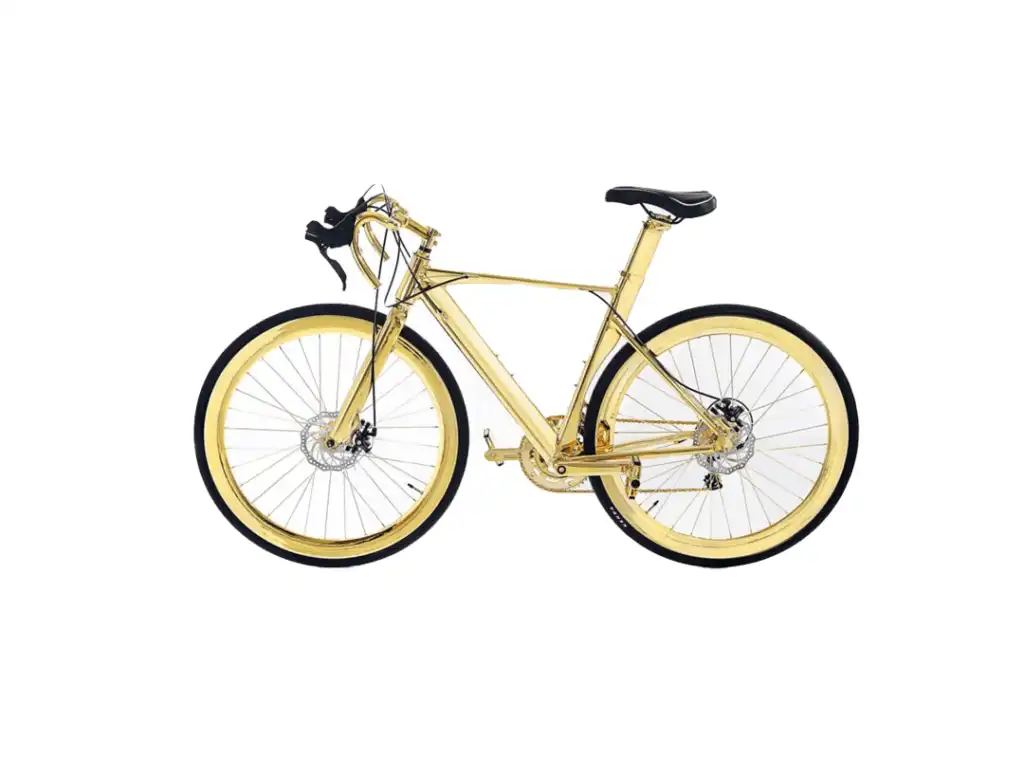 Leronza Luxury 24k Gold Men's Luxury Bike