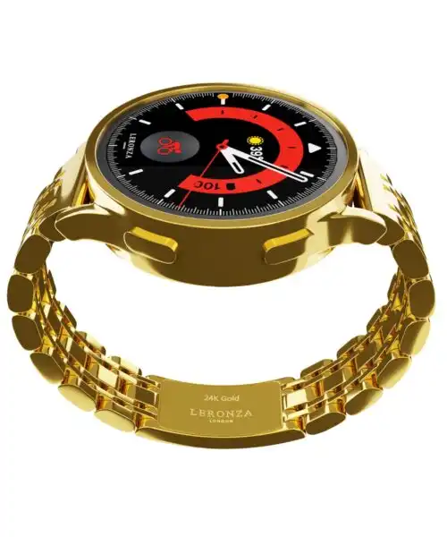 Leronza luxury 24K Gold Samsung Watch 6
