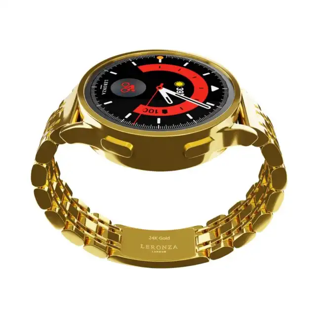 Leronza luxury 24K Gold Samsung Watch 6