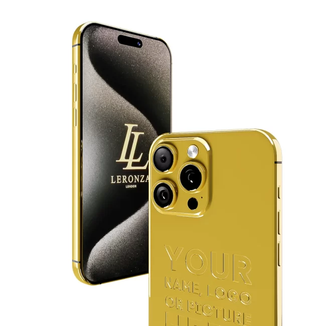 Best Customized 24k Gold Apple iPhone 15 Pro Max Elite Edition with engraving