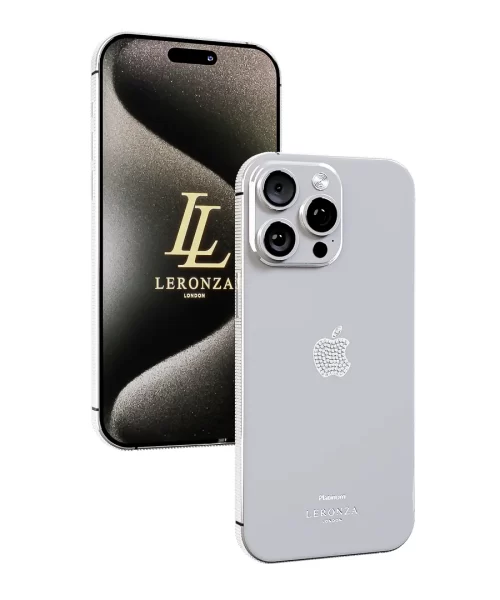 Leronza Platinum Apple iPhone 15 Pro Max Diamond Brilliance